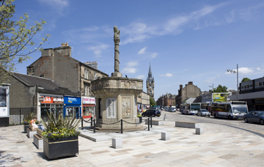 Improved public realm at Renfrew Town Centre